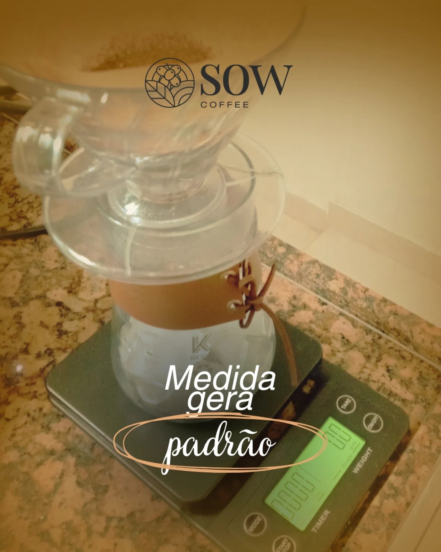 Balança de precisão - Medida gera padrão - SOW Coffee